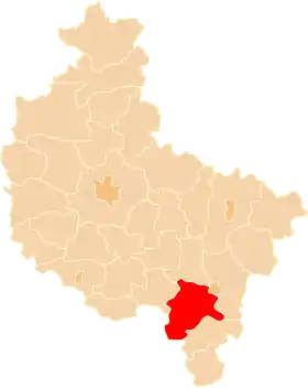 Localisation de Powiat d'Ostrów Wielkopolski