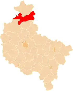 Localisation de Powiat de Piła