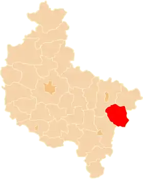 Localisation de Powiat de Turek