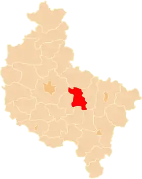 Localisation de Powiat de Września