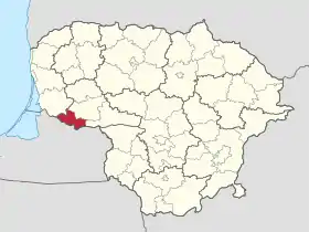 Localisation de Municipalité de Pagėgiai