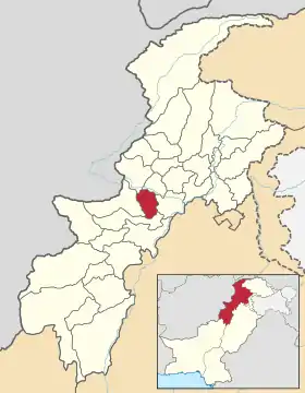 District de Peshawar