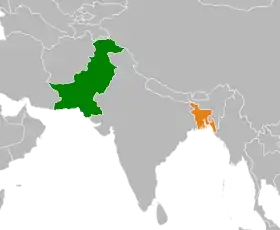 Bangladesh et Pakistan