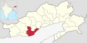 Localisation de District de Papum Pare