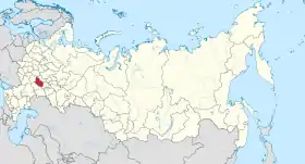 Localisation de Oblast de Penza