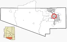 Localisation de South Tucson