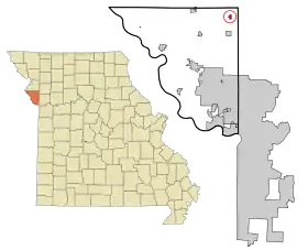 Localisation de Edgerton (Missouri)
