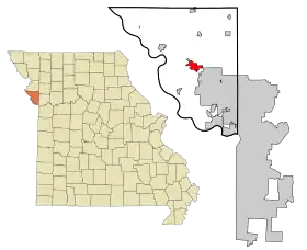 Localisation de Platte City