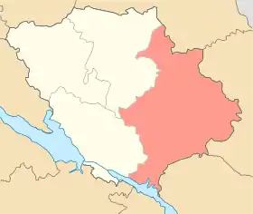 Localisation de Raïon de Poltava