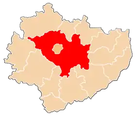 Localisation de Powiat de Kielce