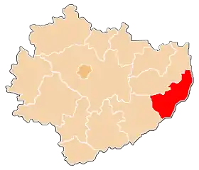 Localisation de Powiat de Sandomierz