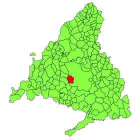 Localisation de Pozuelo de Alarcón