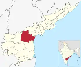 Localisation de District de Prakasam