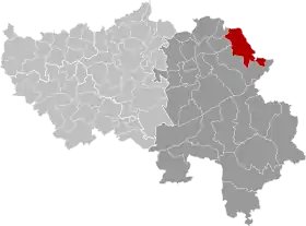 Localisation de Raeren