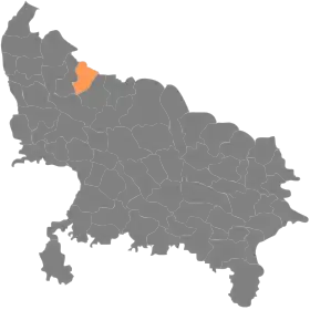 Localisation de District de Rampur रामपुर ज़िला