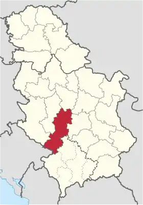 Localisation de Raška