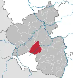 Localisation de Arrondissement de Birkenfeld