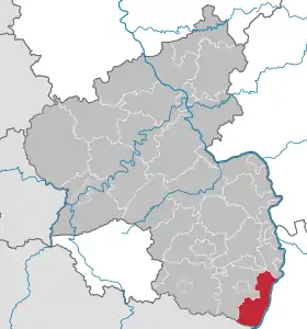 Localisation de Arrondissement de Germersheim
