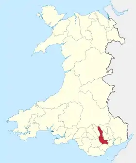 District de la Rhymney Valley