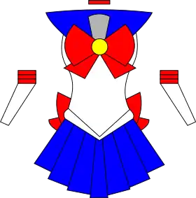 Costume simplifié de Sailor Moon