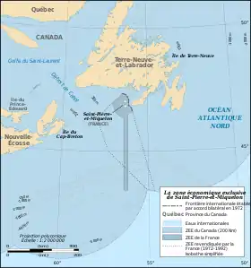 La ZEE de Saint-Pierre-et-Miquelon