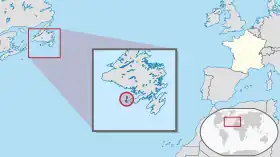 Localisation de Saint-Pierre-et-Miquelon