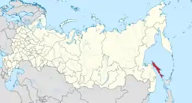 Localisation de Oblast de Sakhaline