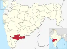 Localisation de District de Sangli