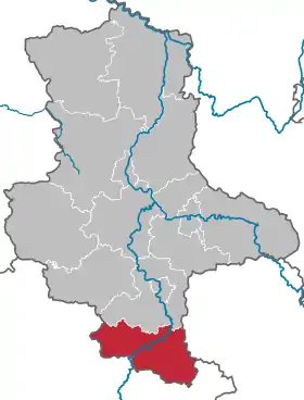 Localisation de Arrondissement du Burgenland