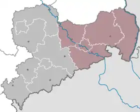 Localisation de District de Dresde