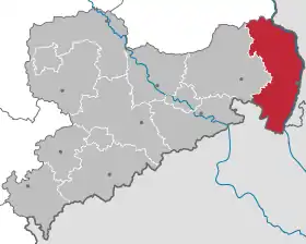 Localisation de Arrondissement de Görlitz