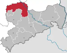 Localisation de Arrondissement de Saxe-du-Nord