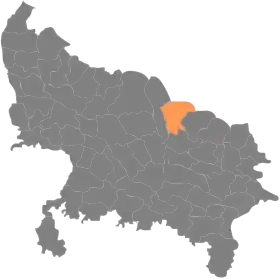 Localisation de District de Shravastiश्रावस्ती जिला