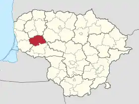 Localisation de Municipalité du district de Šilalė