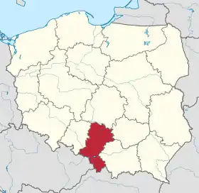 Localisation de Voïvodie de Silésie