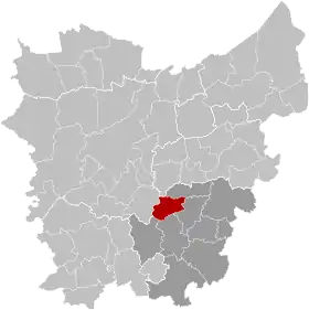 Localisation de Hautem-Saint-Liévin