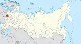 Localisation de Oblast de Smolensk