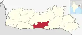 Localisation de District des South West Khasi Hills
