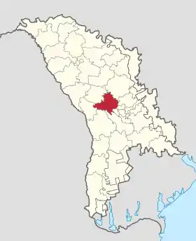 Localisation de Strășeni