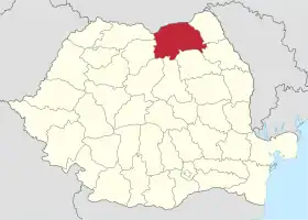 Localisation de Județ de Suceava