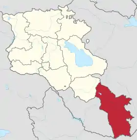 Localisation de Syunik