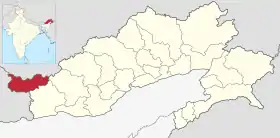 Localisation de District de Tawang