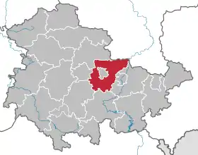 Localisation de Arrondissement du Pays-de-Weimar