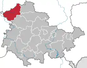 Localisation de Arrondissement d'Eichsfeld