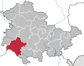 Localisation de Arrondissement de Schmalkalden-Meiningen