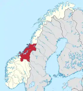 Localisation de Trøndelag