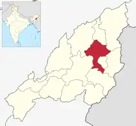 Localisation de District de Tuensang