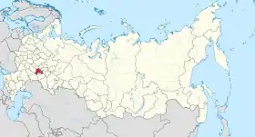 Localisation de Oblast d'Oulianovsk