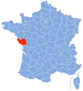 Les limites du Bas-Poitou correspondaient à peu près à celles de l'actuel département de la Vendée