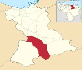 Localisation de Francisco de Miranda